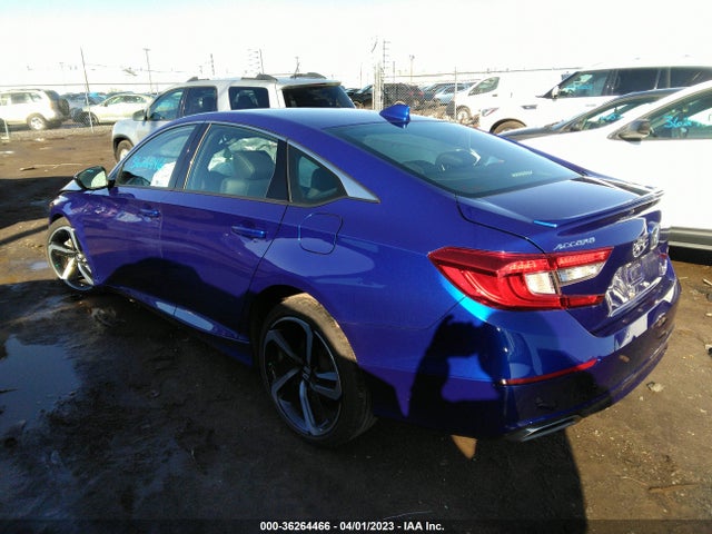 2019 HONDA ACCORD SEDAN SPORT 2.0T VIN: 1HGCV2F32KA005548