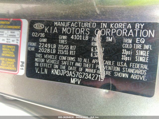 KNDJP3A57G7342719 KIA SOUL +