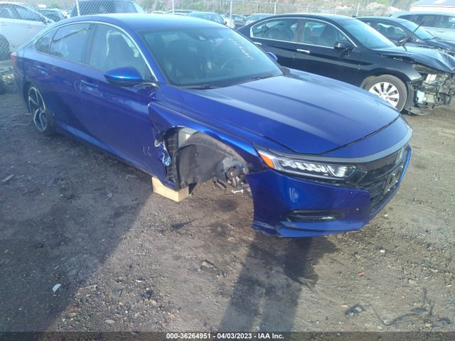2018 HONDA ACCORD SEDAN SPORT 1.5T VIN: 1HGCV1F34JA024031