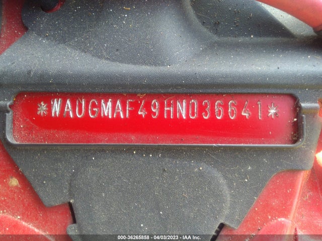 WAUGMAF49HN036641 Audi A4 Ultra Premium