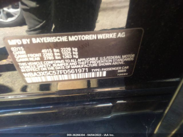 WBA3X5C57FD561971 BMW 3 Series Gran Turismo 328i Xdrive