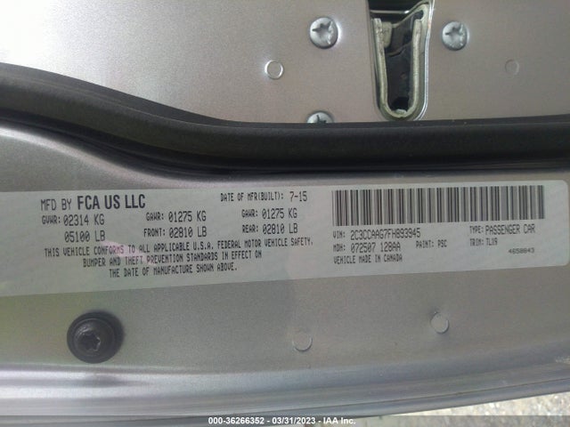 2C3CCAAG7FH893945 Chrysler 300 Limited