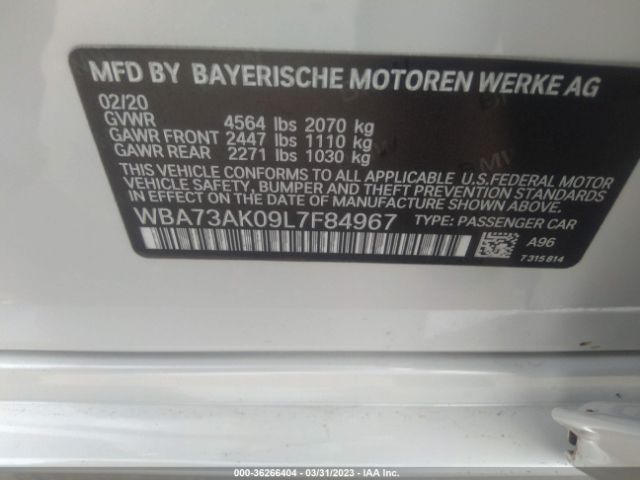 WBA73AK09L7F84967 BMW 2 Series 228i Xdrive