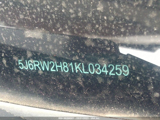 Honda Cr-v Ex-l 2019 5J6RW2H81KL034259 Image 9