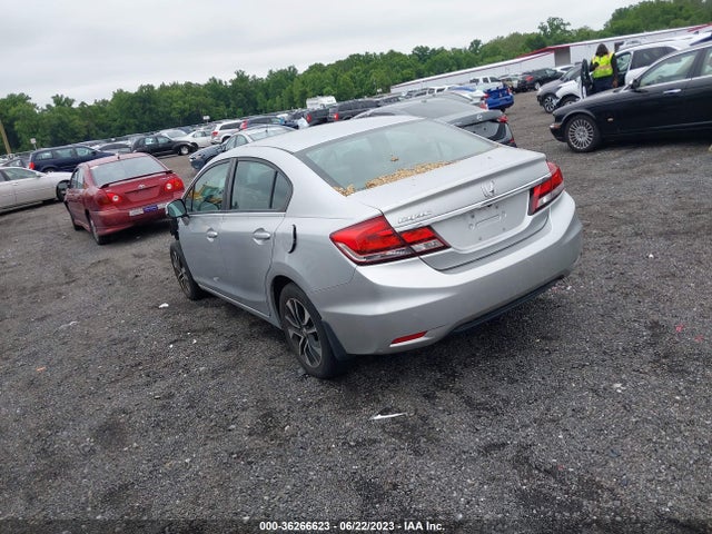 2013 HONDA CIVIC SDN EX VIN: 19XFB2F85DE222317