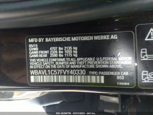 WBAVL1C57FVY40330 BMW X1 Xdrive28i