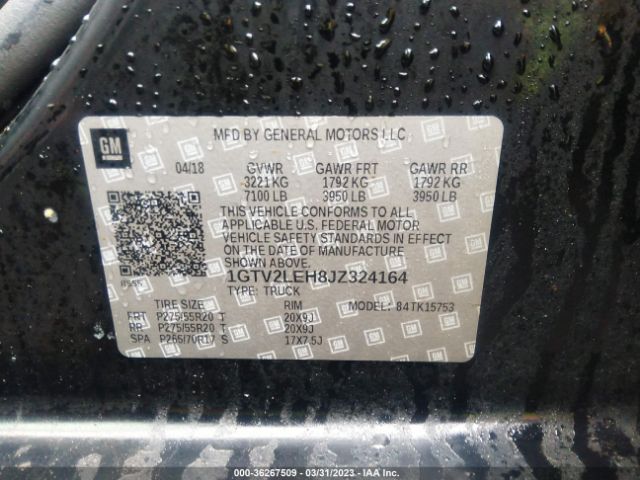 1GTV2LEH8JZ324164 GMC SIERRA 1500