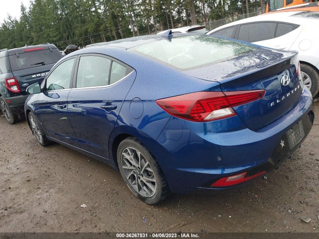 Hyundai Elantra Limited 2019 5NPD84LF2KH455083 Image 3