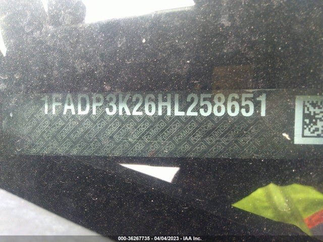 Ford FOCUS SE 2017 1FADP3K26HL258651 Image 11