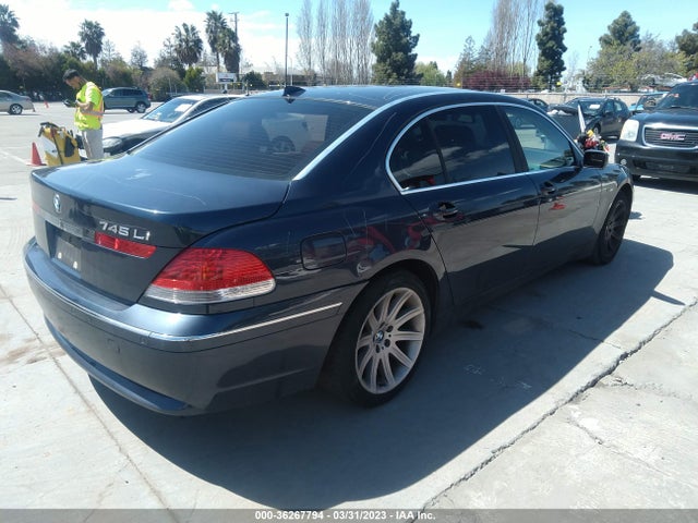 2003 BMW 7 SERIES 745LI VIN: WBAGN63463DR12434