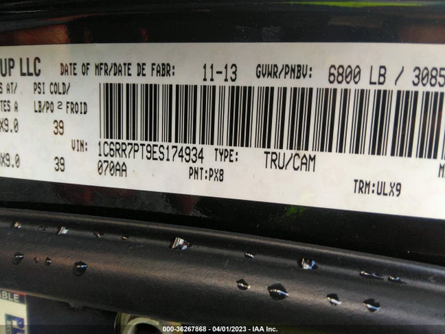 1C6RR7PT9ES174934 RAM 1500 Longhorn Limited