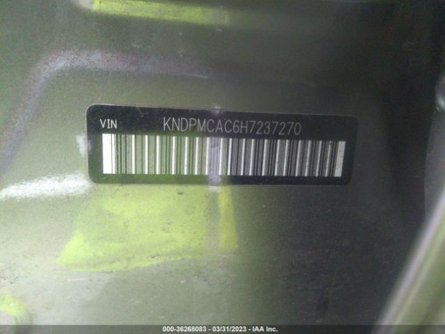 KNDPMCAC6H7237270 KIA Sportage Lx
