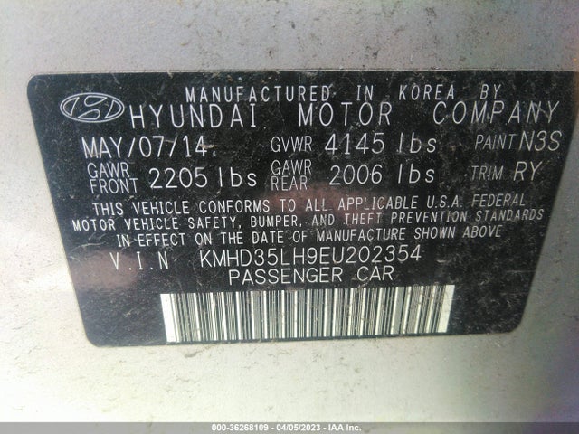 Hyundai ELANTRA GT 2014 KMHD35LH9EU202354 Image 9