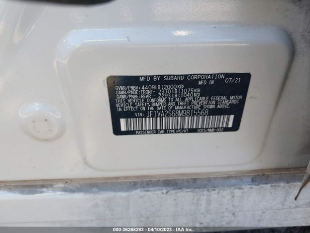 JF1VA2S68M9815568 Subaru Wrx Sti