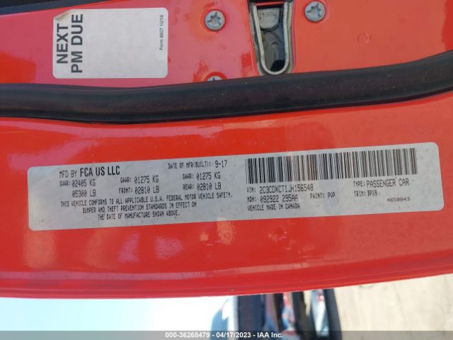 2C3CDXCT1JH156548 Dodge CHARGER R/T
