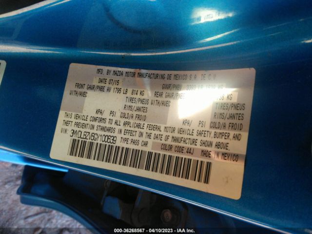 3MYDLBZV6GY100639 Scion IA