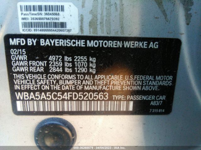 WBA5A5C54FD520563 BMW 5 Series 528i