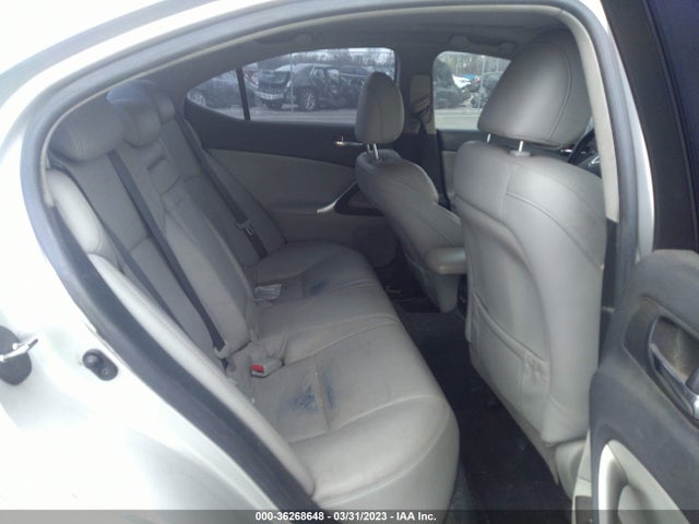 2008 LEXUS IS 250 VIN: JTHBK262885085612