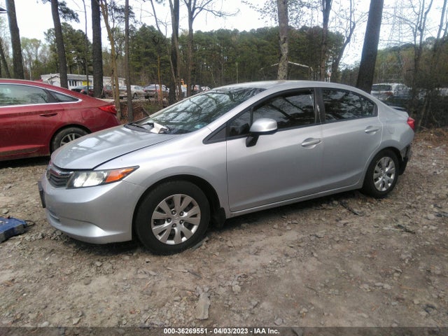 2012 HONDA CIVIC SDN LX VIN: 2HGFB2F51CH580914