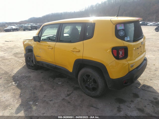 2016 JEEP RENEGADE SPORT VIN: ZACCJBAT1GPD39739