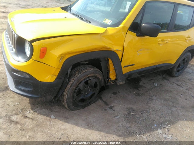 2016 JEEP RENEGADE SPORT VIN: ZACCJBAT1GPD39739