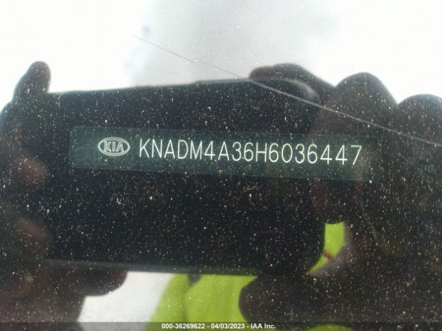KNADM4A36H6036447 KIA RIO LX
