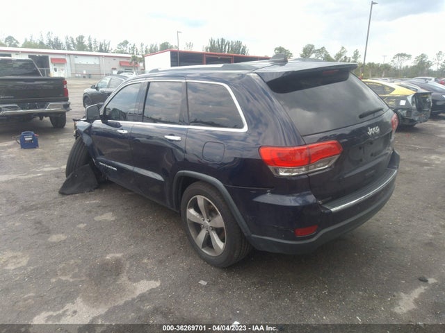 2016 JEEP GRAND CHEROKEE LIMITED VIN: 1C4RJEBGXGC392599