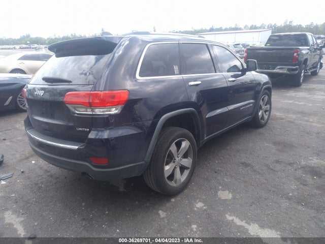 2016 JEEP GRAND CHEROKEE LIMITED VIN: 1C4RJEBGXGC392599