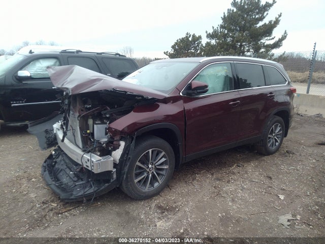 Toyota Highlander Xle 2019 5TDJZRFH7KS731374 Image 2