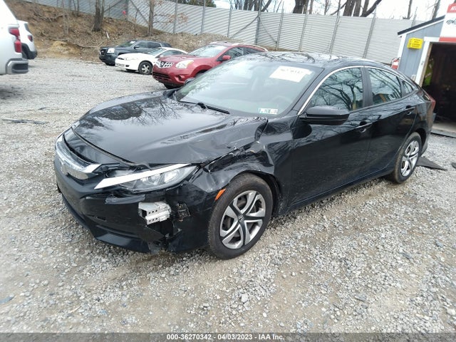 Honda Civic Sedan Lx 2018 2HGFC2F57JH585724 Image 2