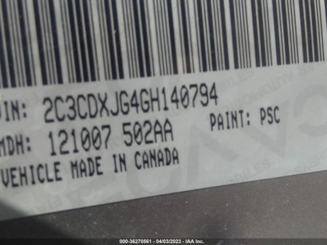 2C3CDXJG4GH140794 Dodge Charger Sxt