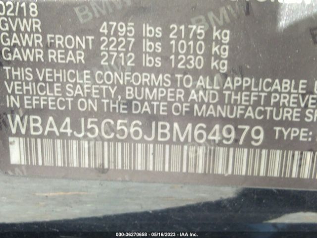 WBA4J5C56JBM64979 BMW 4 Series 440i