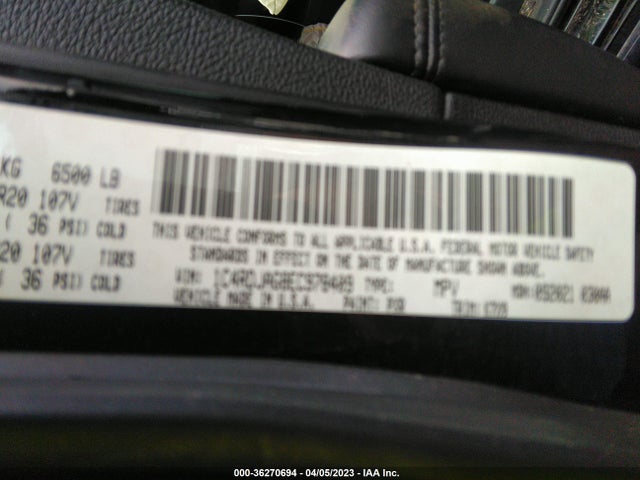 Dodge Durango Sxt 2014 1C4RDJAG8EC978409 Image 9