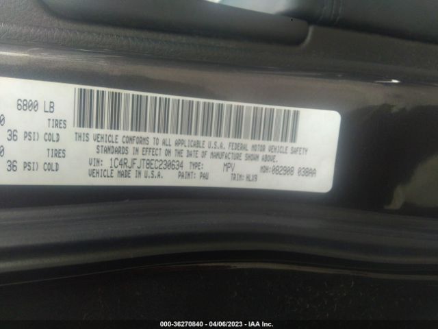 1C4RJFJT8EC230634 Jeep Grand Cherokee Summit