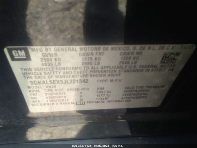 3GKALSEX5JL221342 GMC Terrain Denali