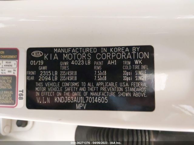 KNDJ63AU1L7014605 KIA Soul Gt-line