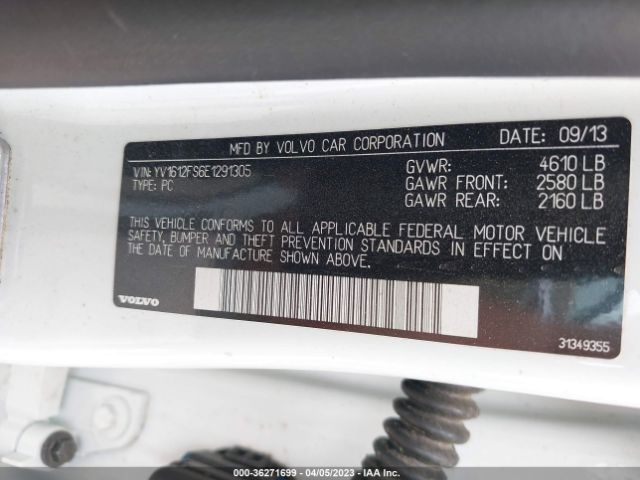 YV1612FS6E1291305 Volvo S60 T5