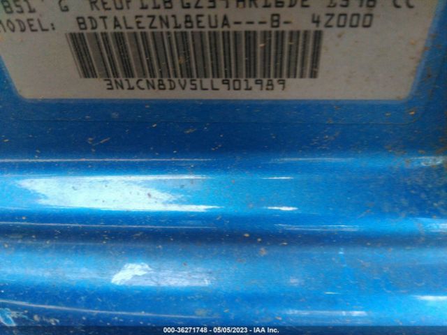 3N1CN8DV5LL901989 Nissan VERSA S