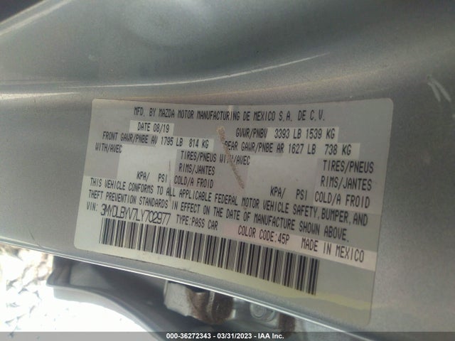 2020 Toyota Yaris, VIN: 3MYDLBYV7LY702977