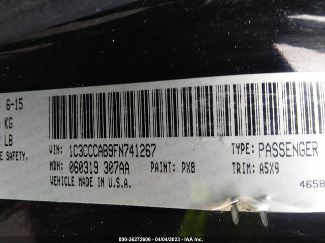 1C3CCCAB9FN741267 Chrysler 200 Limited
