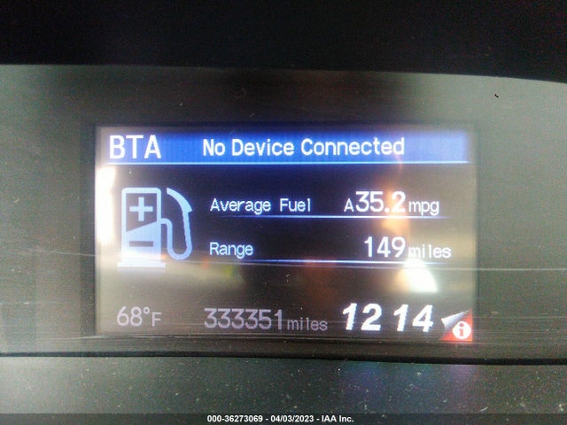 2012 HONDA CIVIC SDN EX VIN: 2HGFB2F85CH332868