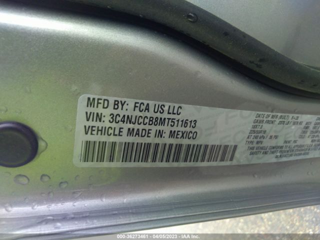 3C4NJCCB8MT511613 Jeep Compass Limited
