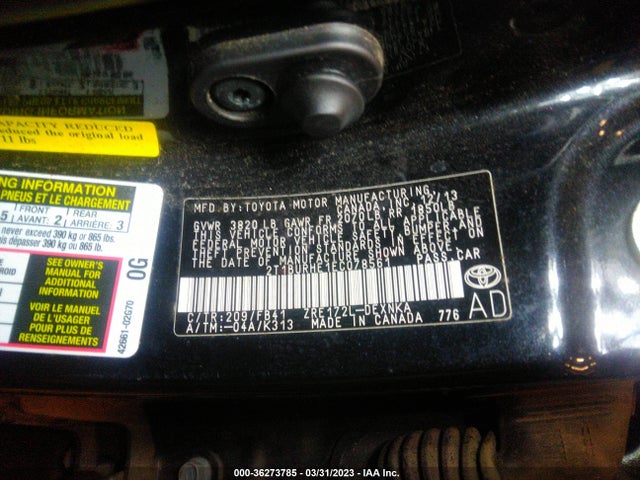 Toyota Corolla L/le/s/s Plus/le Plus 2014 2T1BURHE1EC078561 Image 10