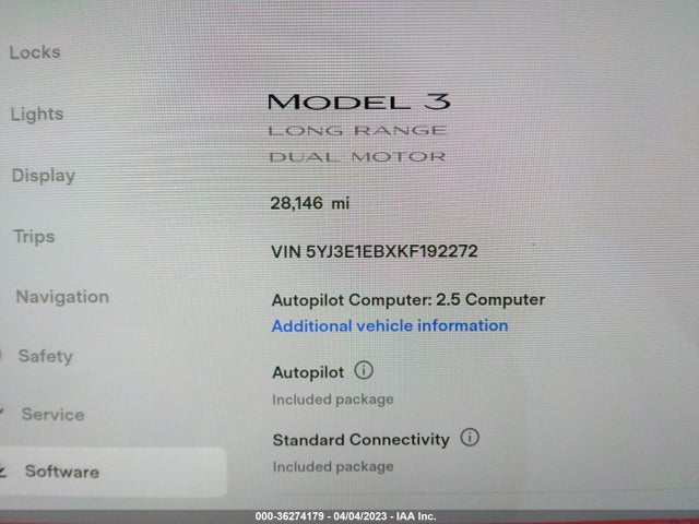 Tesla Model 3 Long Range/performance 2019 5YJ3E1EBXKF192272 Image 7