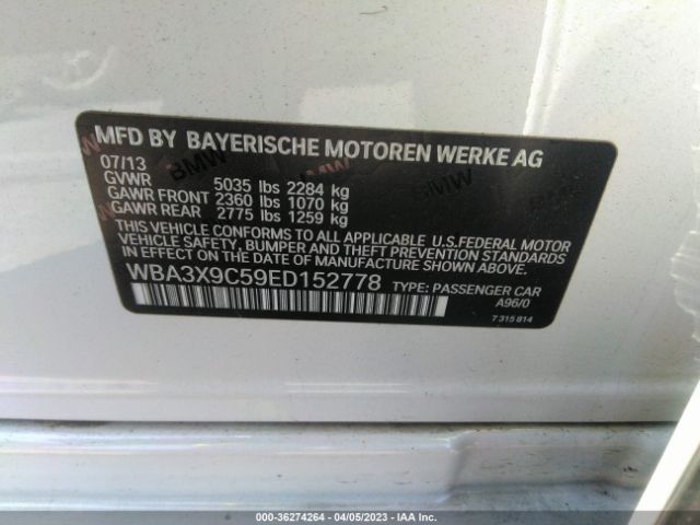 WBA3X9C59ED152778 BMW 3 Series Gran Turismo 335i Xdrive