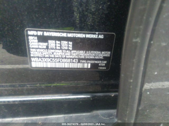 WBA3X9C55FD868143 BMW 3 Series Gran Turismo 335i Xdrive