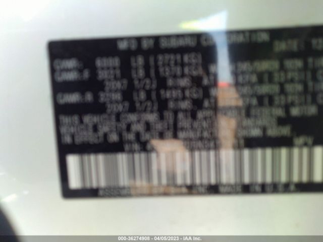 4S4WMAPD5N3412011 Subaru Ascent Limited