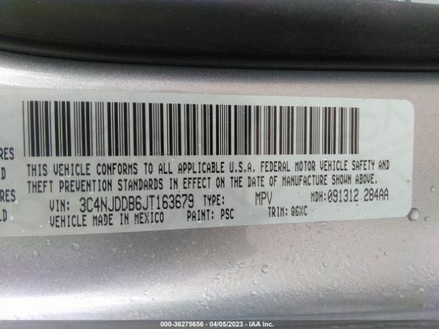 3C4NJDDB6JT163679 Jeep Compass Trailhawk