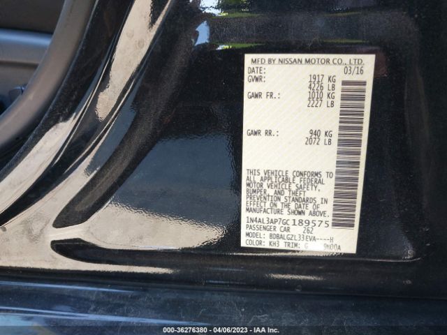 1N4AL3AP7GC189575 Nissan Altima 2.5 S