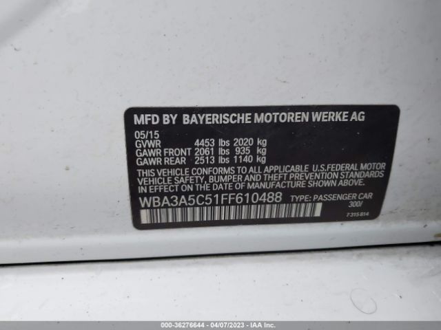 WBA3A5C51FF610488 BMW 3 Series 328i